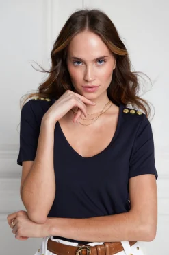 Relax Fit V-Neck Tee