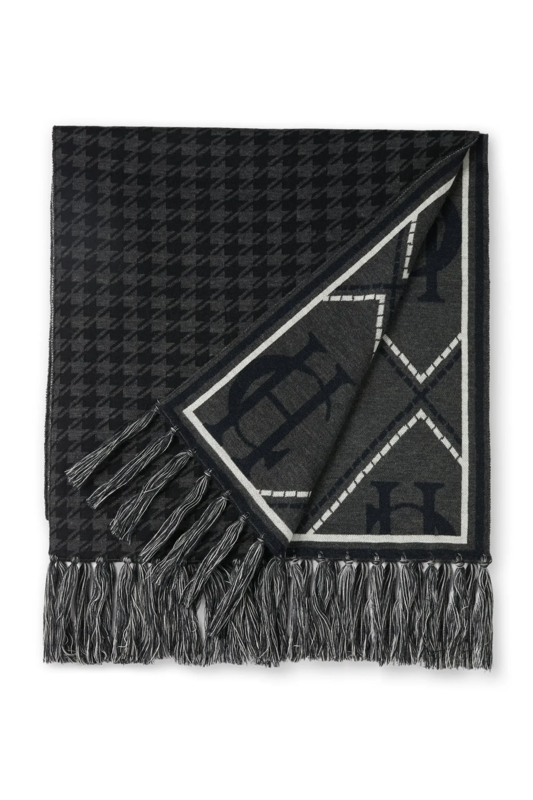 Reversible Monogram Scarf