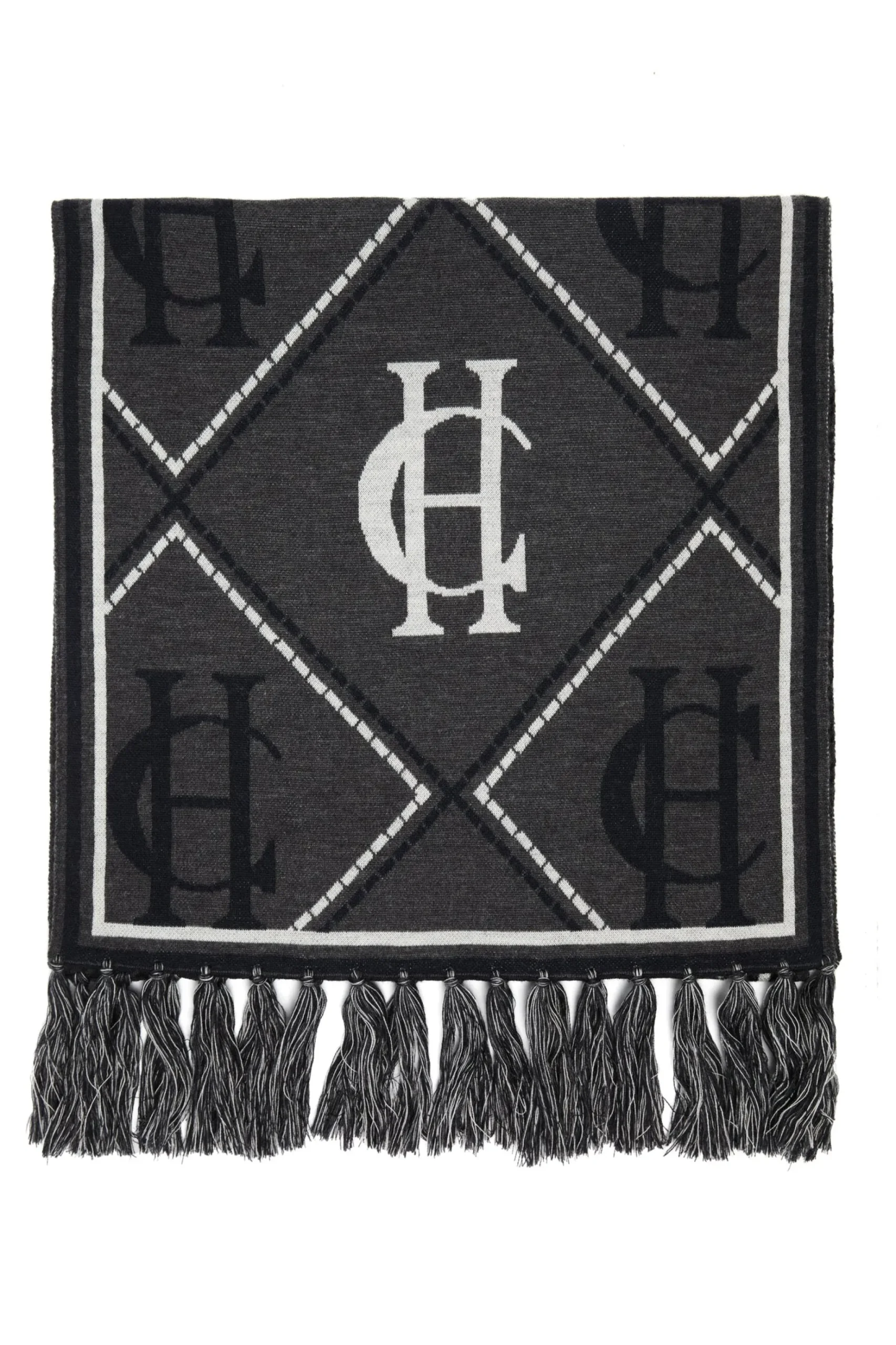 Reversible Monogram Scarf