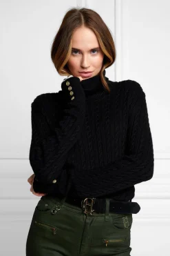 Seattle Roll Neck Cable Knit