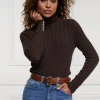 Seattle Roll Neck Cable Knit