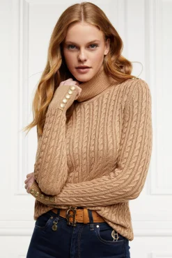 Seattle Roll Neck Cable Knit