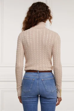 Seattle Roll Neck Cable Knit