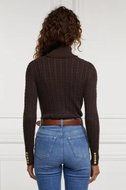 Seattle Roll Neck Cable Knit