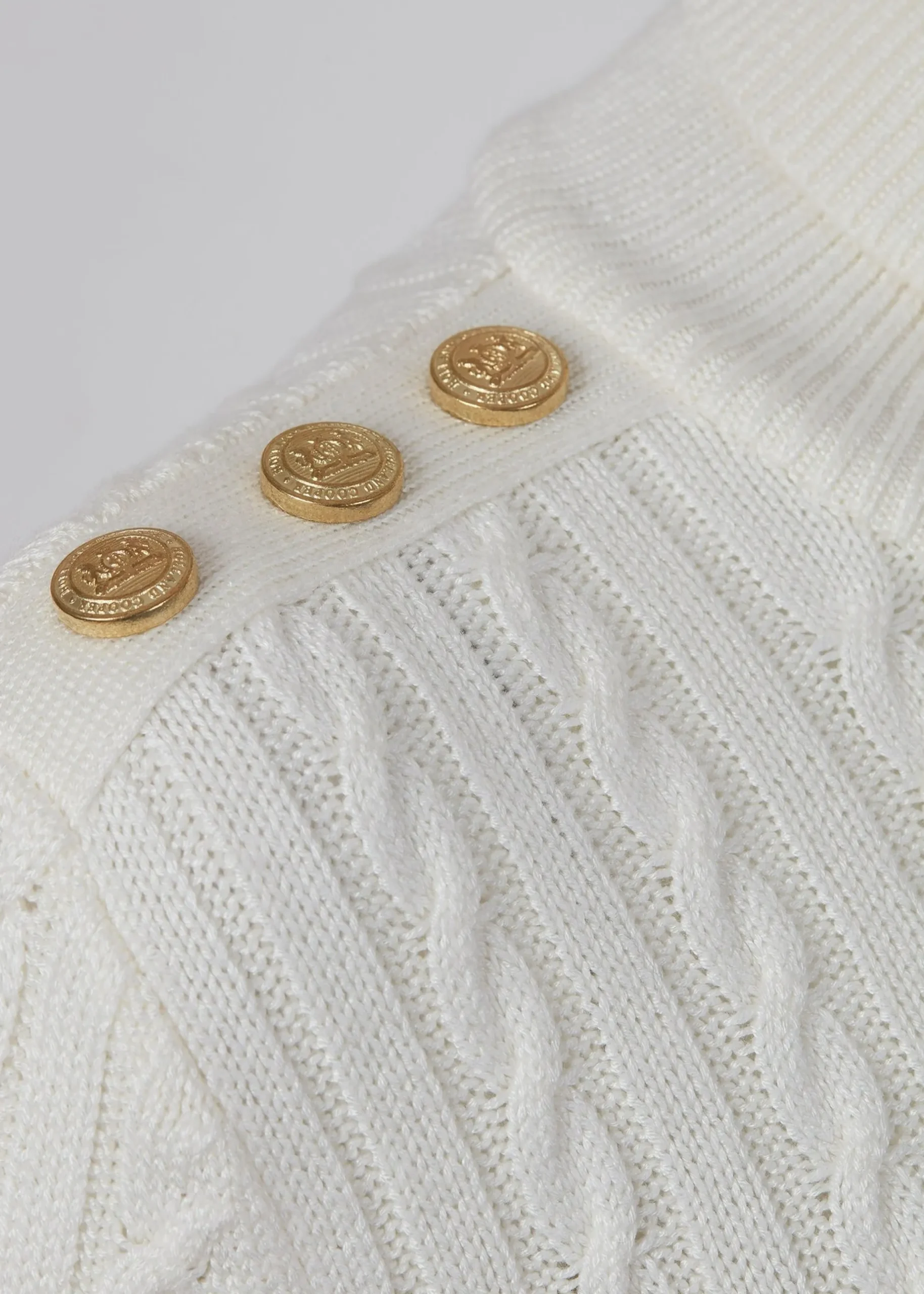 Seattle Roll Neck Cable Knit