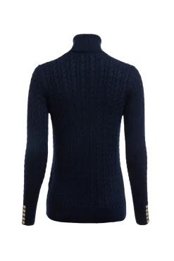 Seattle Roll Neck Cable Knit