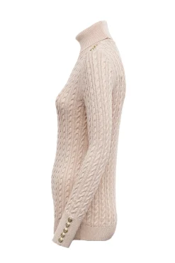 Seattle Roll Neck Cable Knit