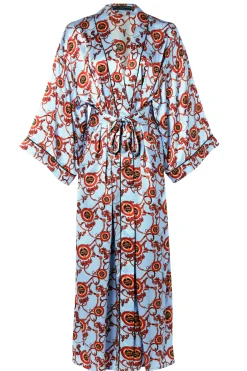 Silk Full Length Dressing Gown