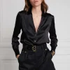 Silk V-Neck Blouse