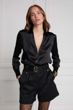 Silk V-Neck Blouse