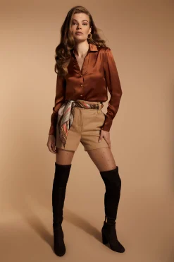 Silk V-Neck Blouse