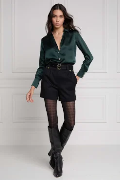 Silk V-Neck Blouse