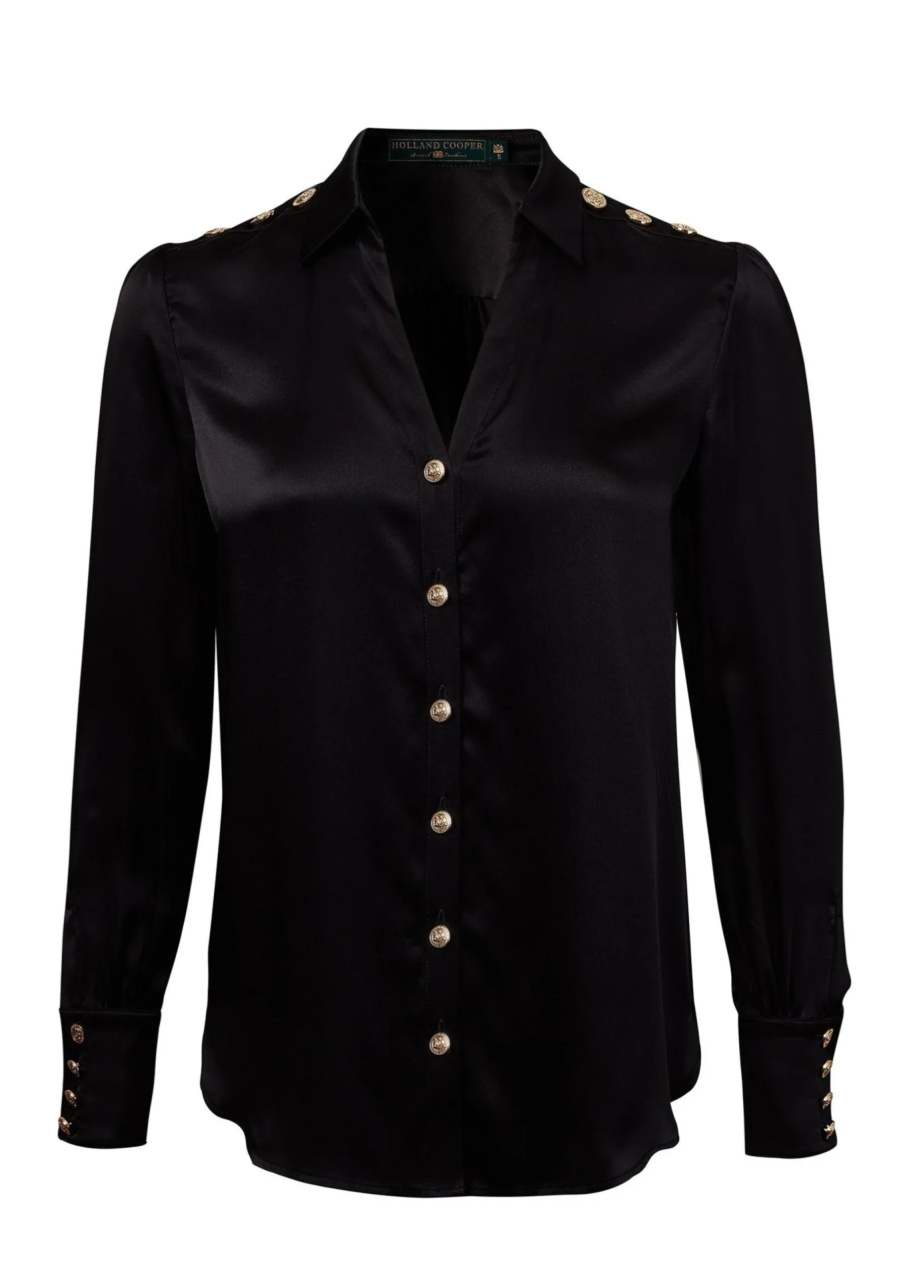 Silk V-Neck Blouse