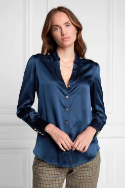 Silk V-Neck Blouse