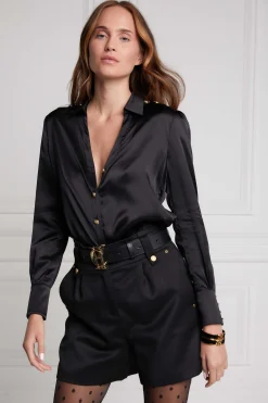Silk V-Neck Blouse