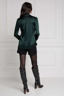 Silk V-Neck Blouse