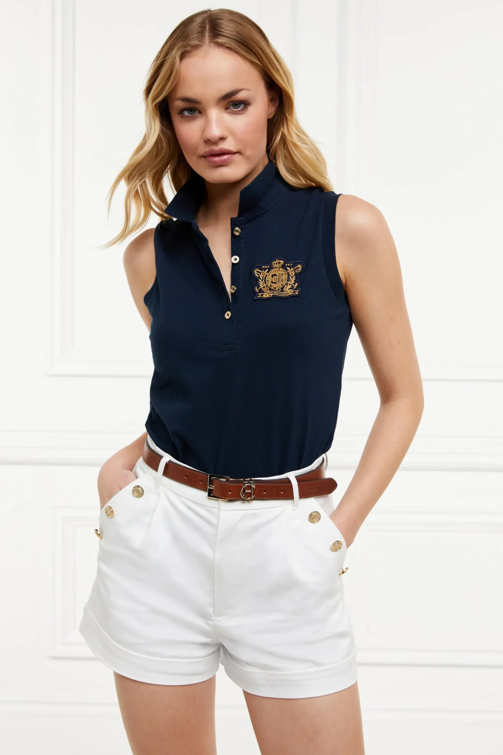 Sleeveless Polo Shirt