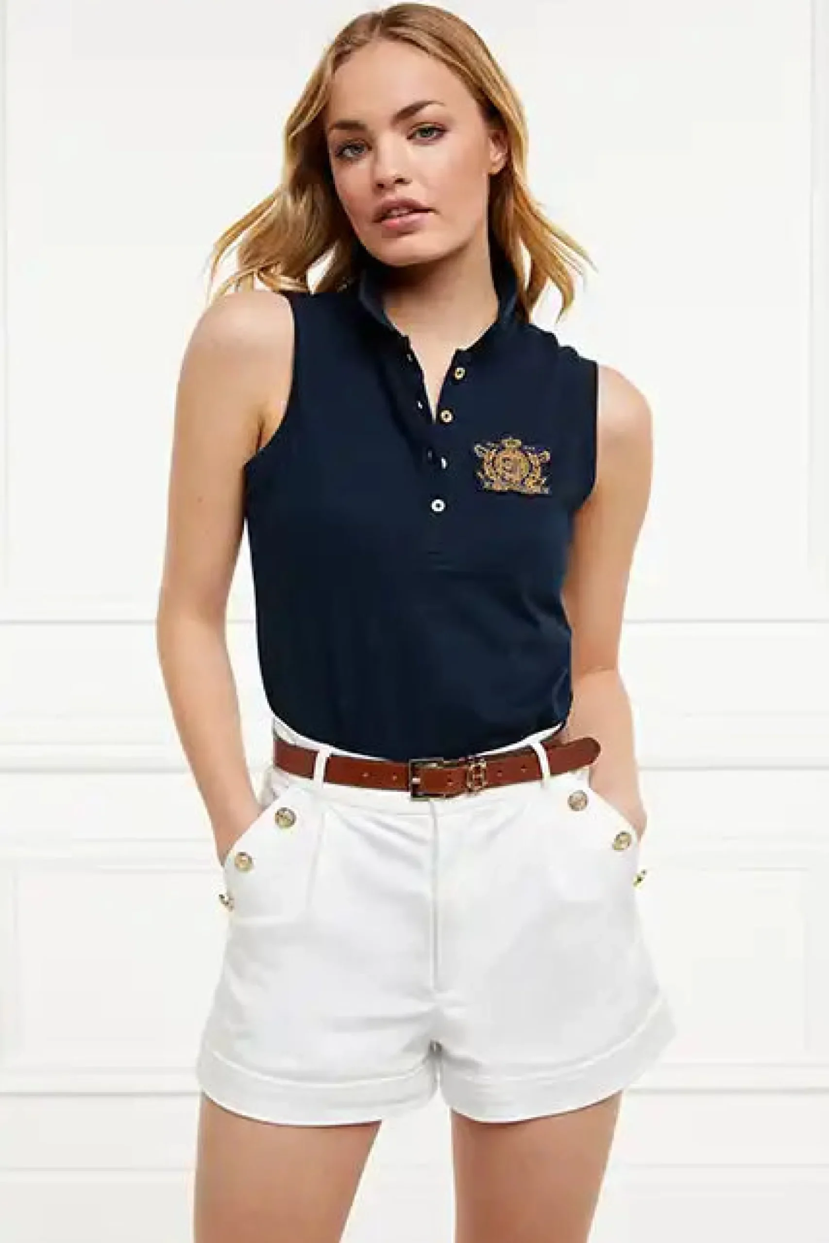 Sleeveless Polo Shirt