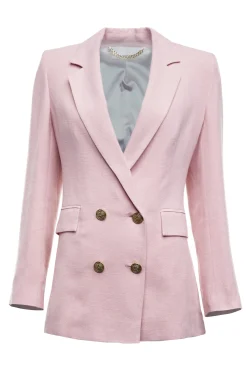 The Pink Linen Suit