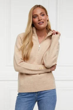 Tori Half Zip Knit