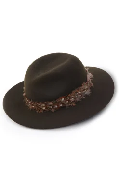 Trilby Hat Double Feather Band