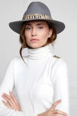 Trilby Hat Double Feather Band
