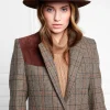 Trilby Hat Iridescent Feather Band