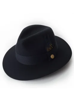 Trilby Hat Spot Feather